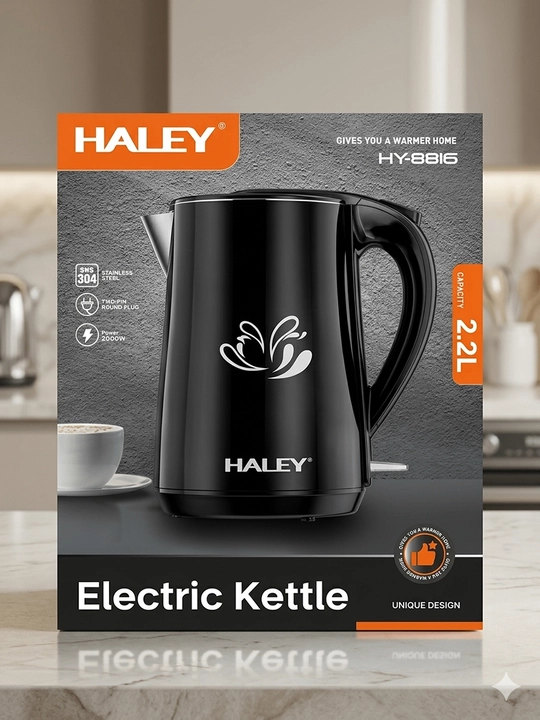 Elektr choyqaynatgich Haley HY-8819 (Tefal dizayn), STRIX nazorati, 2.2L - 