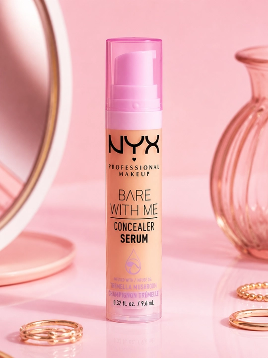 Teri rangini tekislovchi NYX Concealer Serum 02Light konsiler-yengil,namlovchi va yopuvchi