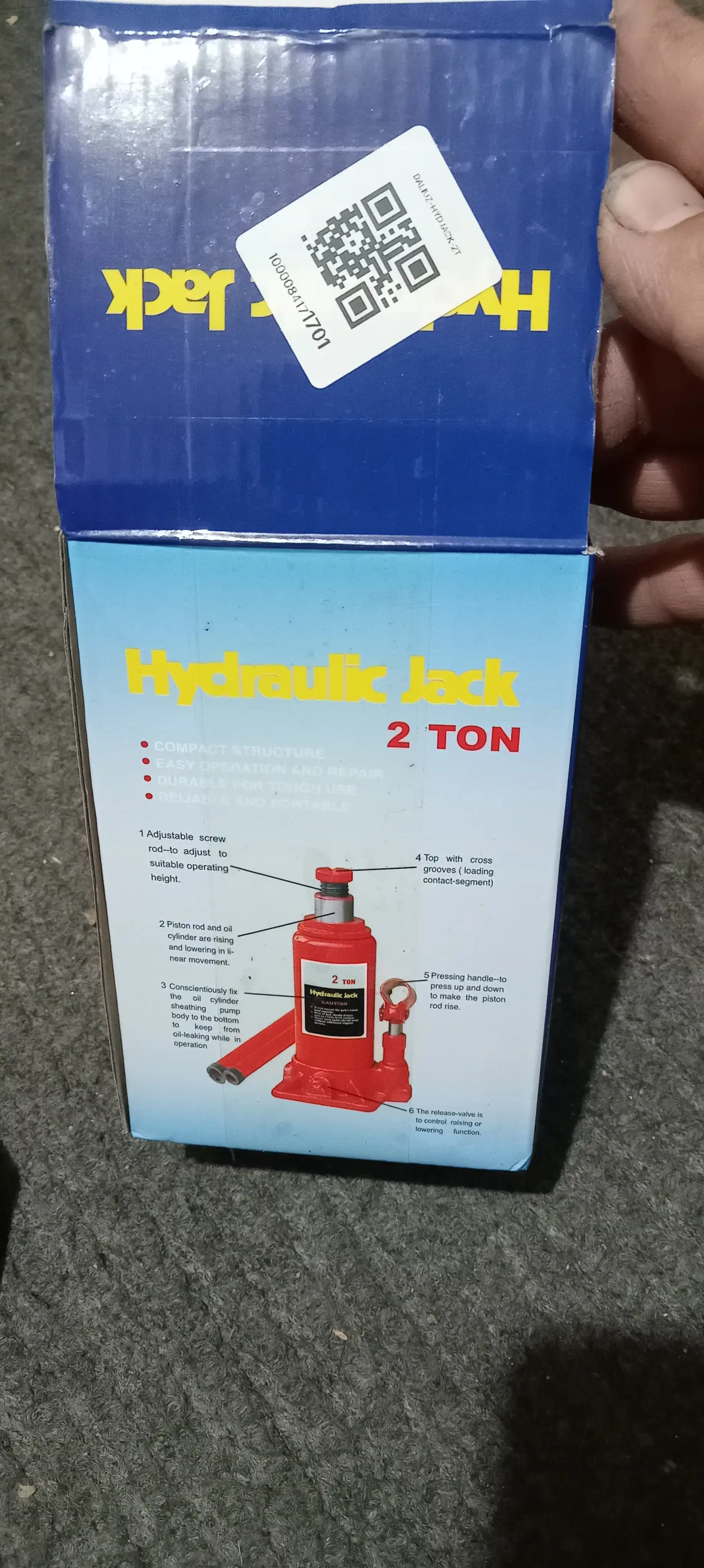 Gidravlik domkrat, butilkali, 2 t, 3 t, 5 t, 10 t, 16 t, 20 t, 32 t, 50 t