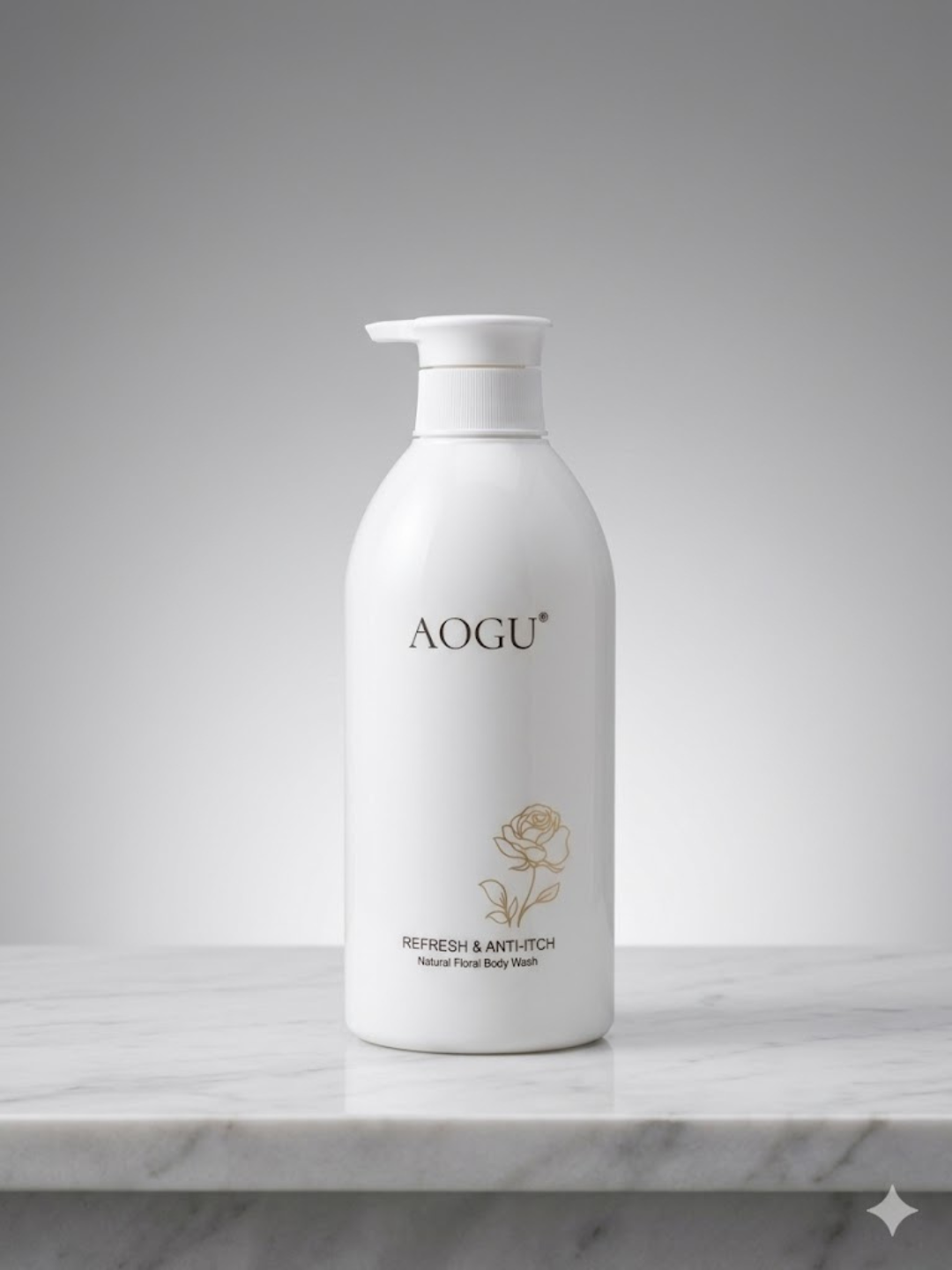 "AOGU" — Gullar asosidagi tinchlantiruvchi tana yuvish vositasi geli - 