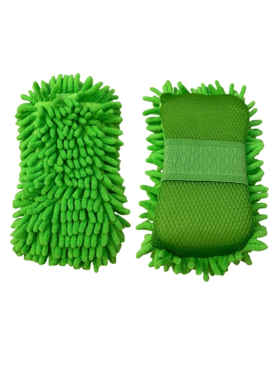 Автомойка из микрофибры губка — 707SHOP-GUBKA07-ЛАЙМ
