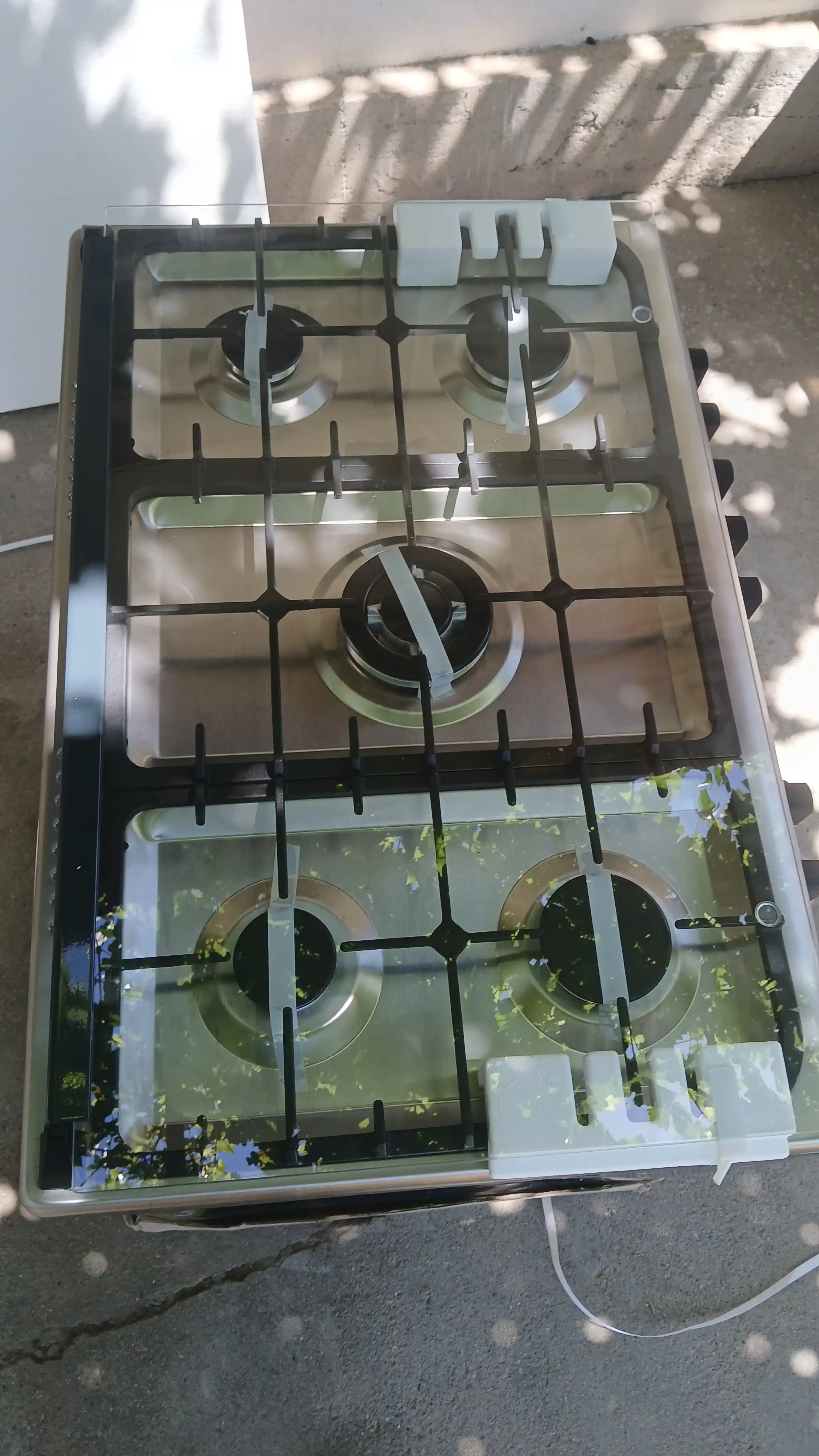 Gaz plita Ideal IEL9002 Inox, 5 konforkali, pech hajmi 105 litr, 90 * 60