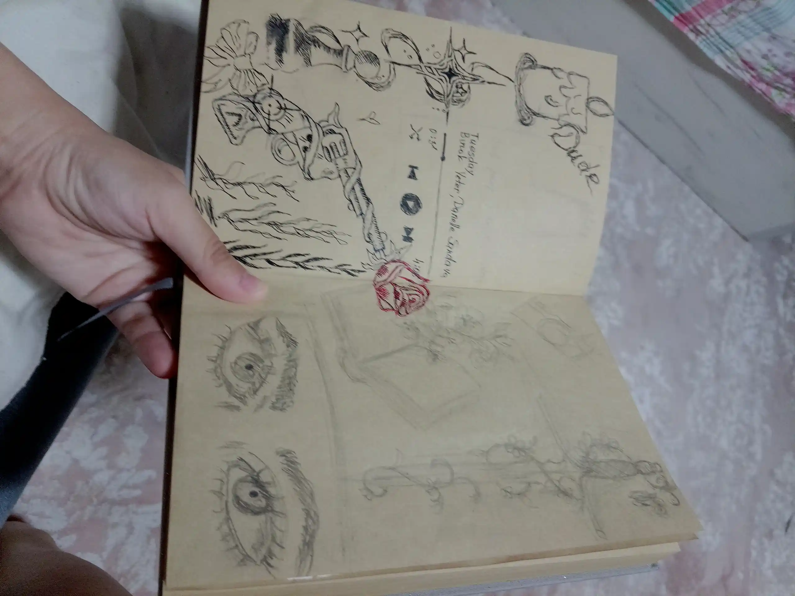 A5 192 sahifalar, sketchbook eskiz rasm chizish daftari, marker qalam akvarel akril uchun