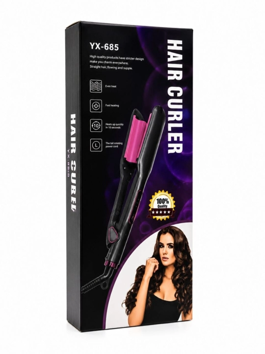 Sochlarni tekis qilish uchun professional dazmol HAIR CURLER  YX-685 - 