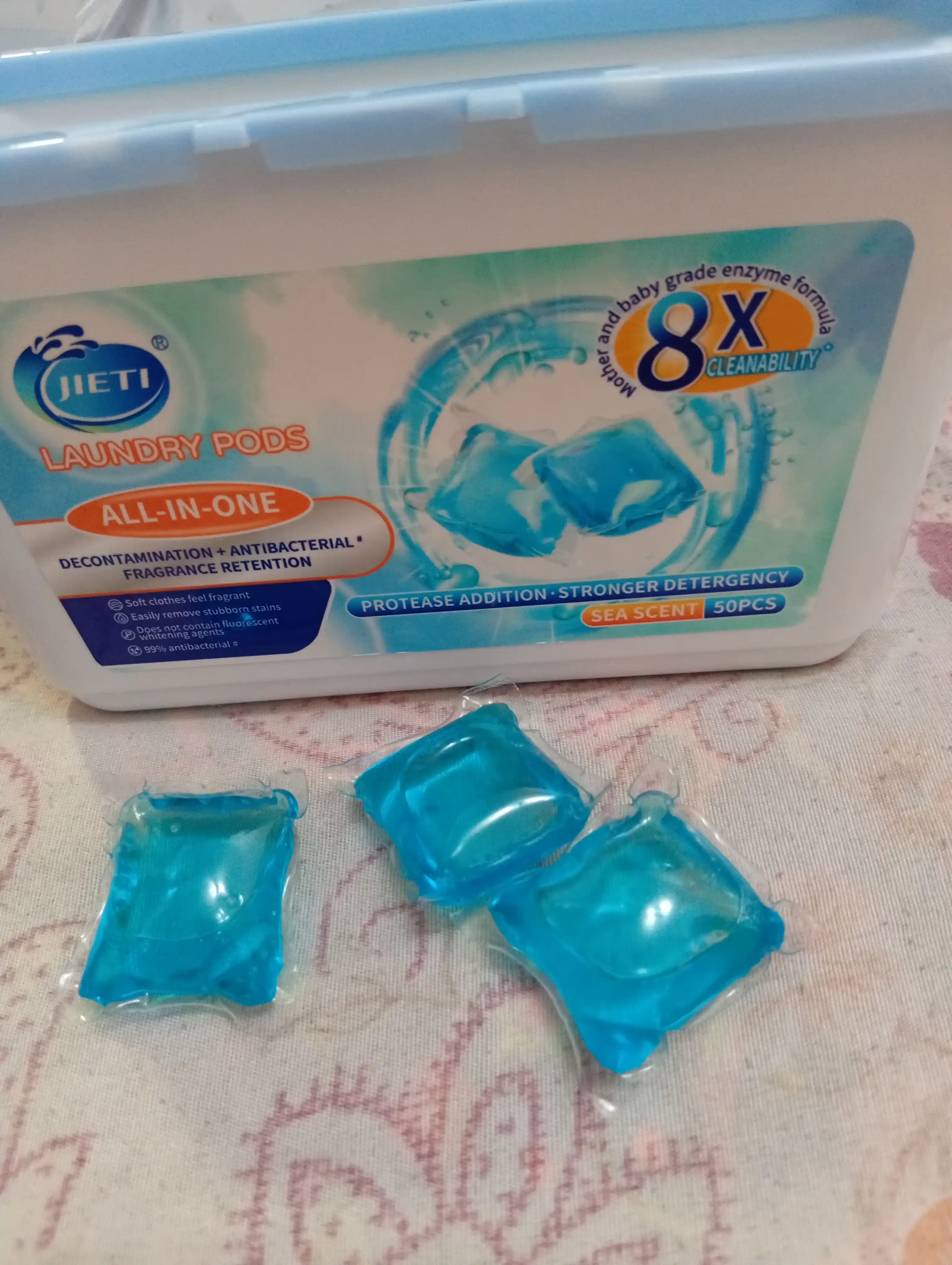 Капсулы для стирки Jieti Universal Waschmittel, 50 шт