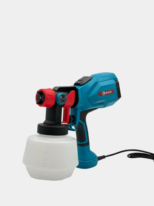 Biyoti elektr kraskopulti: 550 Vt, bak 1200 ml, soplo 1.8 mm (art. BYT-09)
