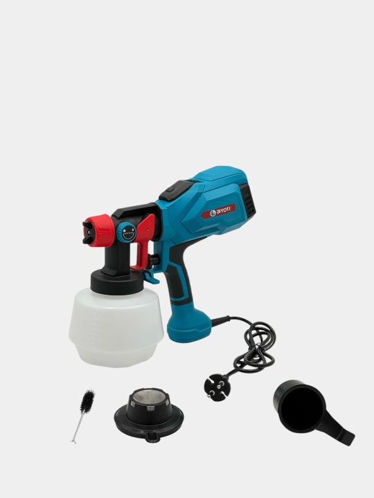 Biyoti elektr kraskopulti: 550 Vt, bak 1200 ml, soplo 1.8 mm (art. BYT-09)