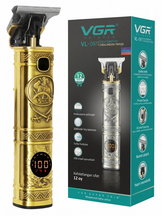 Машинки для стрижки волос VGR V-097, vgr триммер для бороды