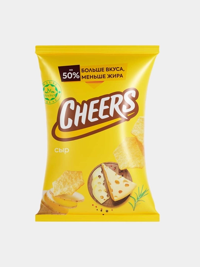 Картофельные чипсы "CHEERS" со вкусом "Сыр" 70 гр — CHEERS-P1A3B6B