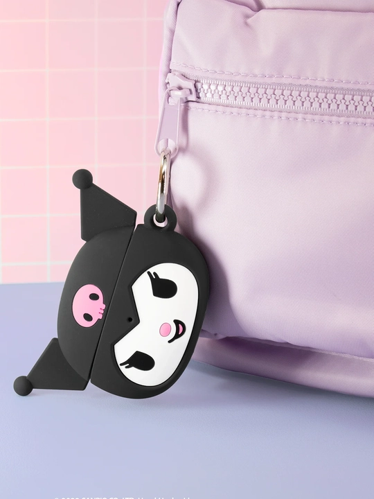 AirPods uchun silikon himoya g‘ilofi Kawaii dizaynli