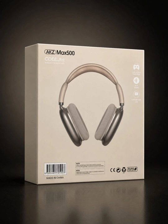 Simsiz quloqchin,AKZ Max500 ekranli simsiz  quloqchin, stereo, bassli, bluetooth naushnik