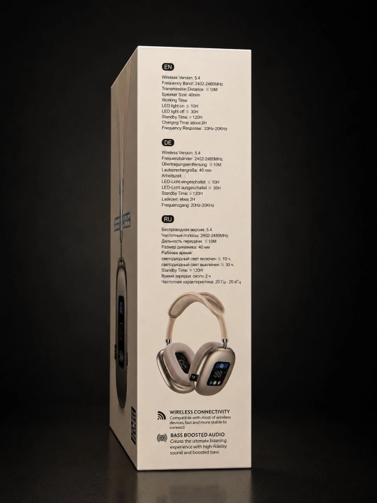 Simsiz quloqchin,AKZ Max500 ekranli simsiz  quloqchin, stereo, bassli, bluetooth naushnik