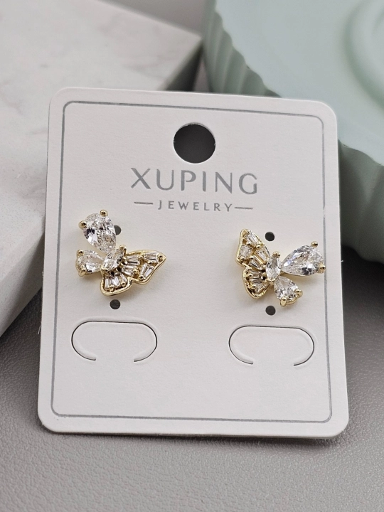 Элегантные серьги Xuping для женщин и девочек, классика - 