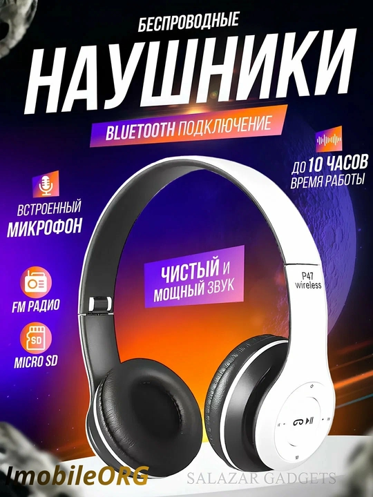 Simsiz quloqchin P47 Bluetooth simsiz quloqliklari sifatli music tinglash uchun - 