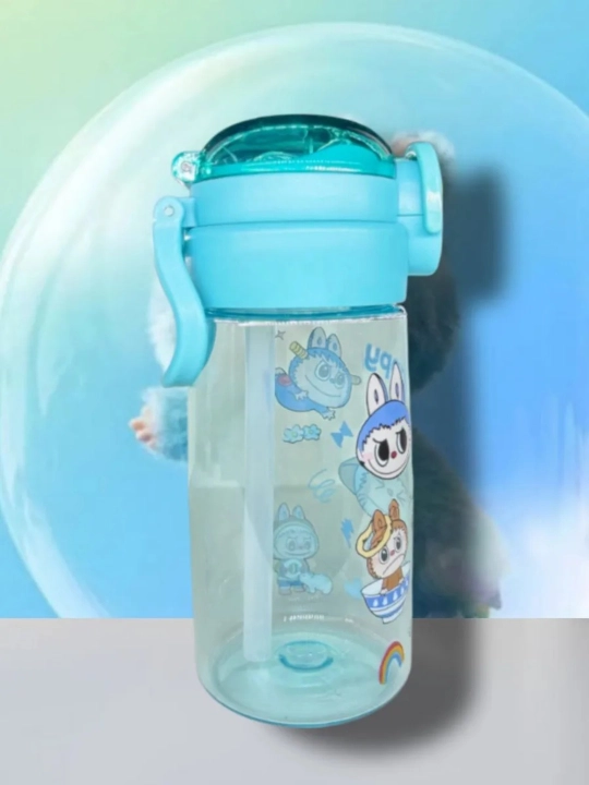 Suv idishi Labubu 2 в 1 trubochka va ichimlik og‘zi bilan 500 ml