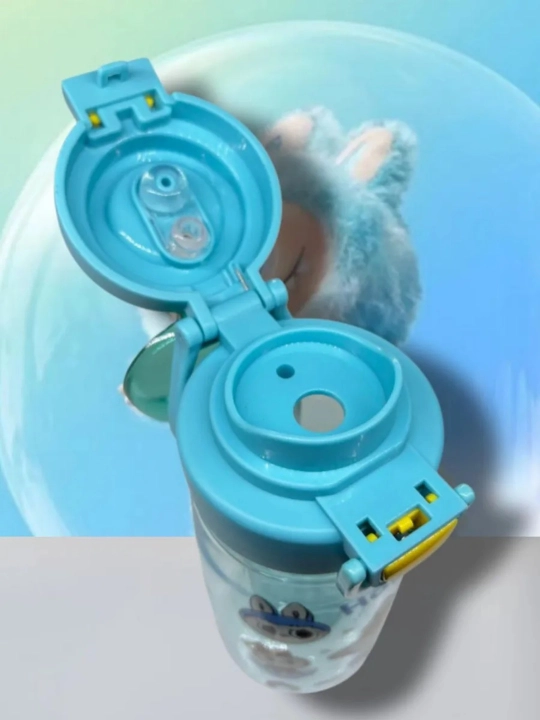 Suv idishi Labubu 2 в 1 trubochka va ichimlik og‘zi bilan 500 ml
