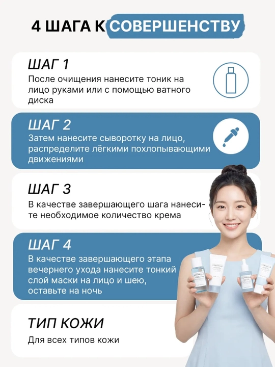 SKIN1004 Madagascar Centella Travel Kit Набор миниатюр корейской косметики для лица
