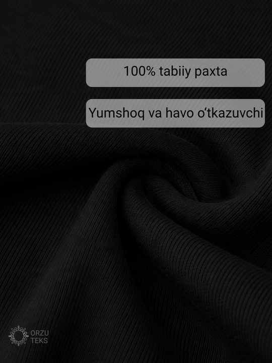 Erkaklar maykasi, oq, 100% paxta, ichki, ko‘ylak ostidan, yozgi, asosiy, ORZU-TEKS