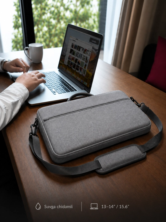 Noutbuk va MacBook uchun himoyali sumka