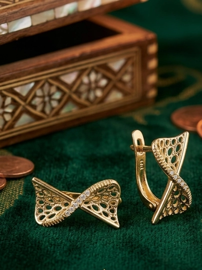 Серьги для девочек и женщин, Xuping — 1001PRT-XUPINGJ-КОРАЛЛ