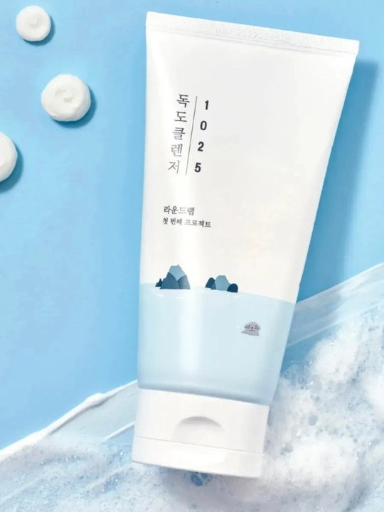 ROUND LAB 1025 Dokdo Cleanser корейская пенка для умывания