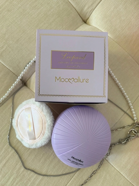 Ayollar uchun xushbo‘y talk, tana pudrasi Mocallure, 100 g