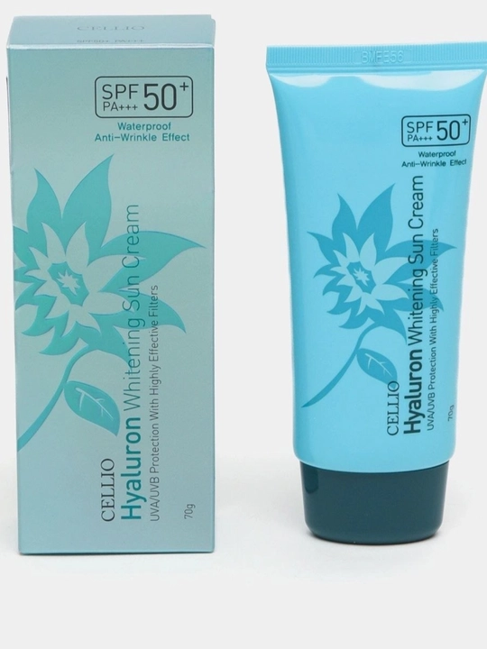 CELLIO Hyaluron Whitening Sun Cream SPF 50+ PA+++ (70 г)