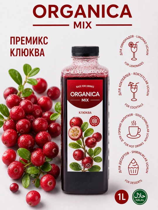 Sirop Premix Klyukva 1 L - 