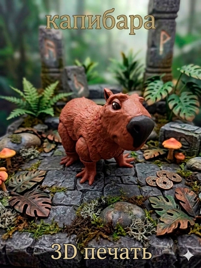 Сфинкс кот, подвижная игрушка кошка, котик и белка антистресс. 3д игрушки — NET-SFINKS26-БАГРОВ