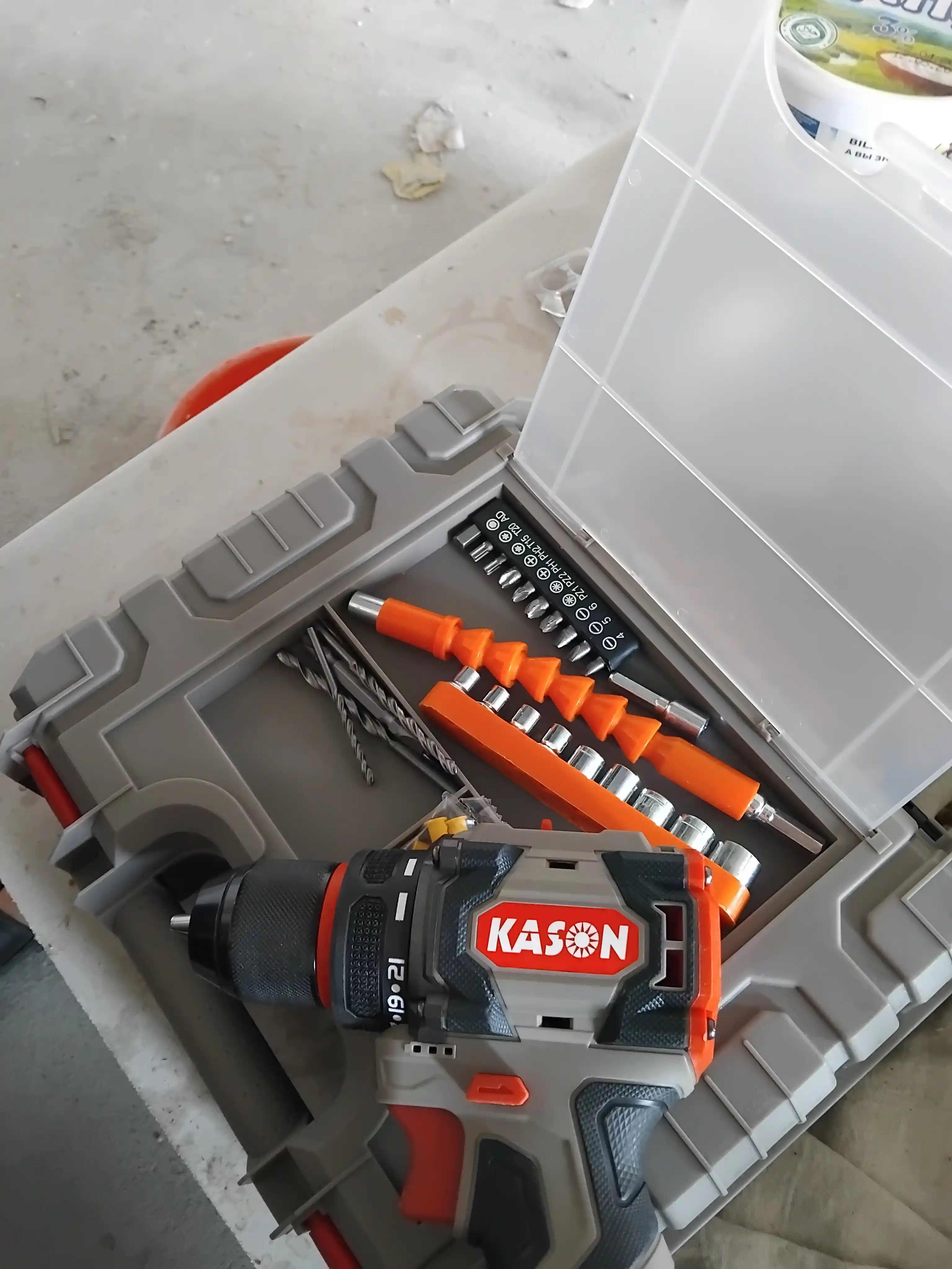 Kason 18V cho‘tkasiz akkumulyatorli shurup buragich