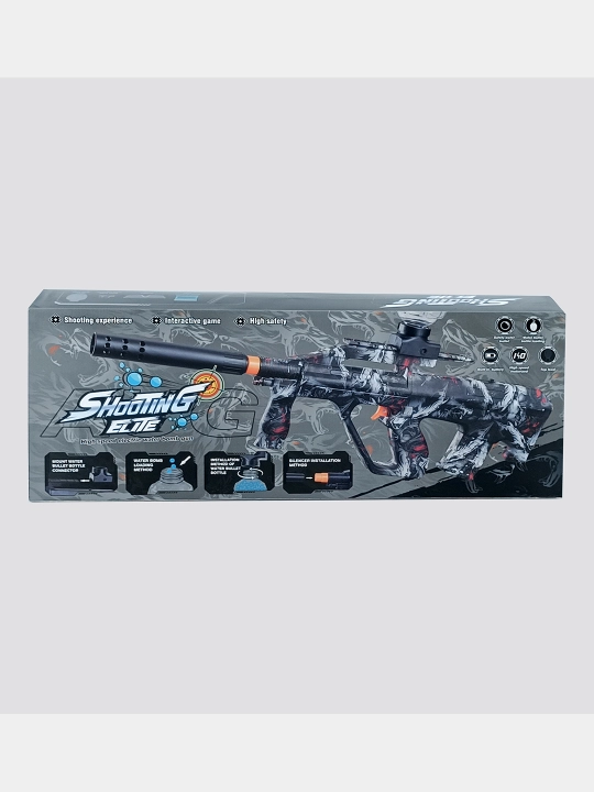 Shooting Elite elektr suv blasteri AUG yuqori quvvatlash va glushitel bilan
