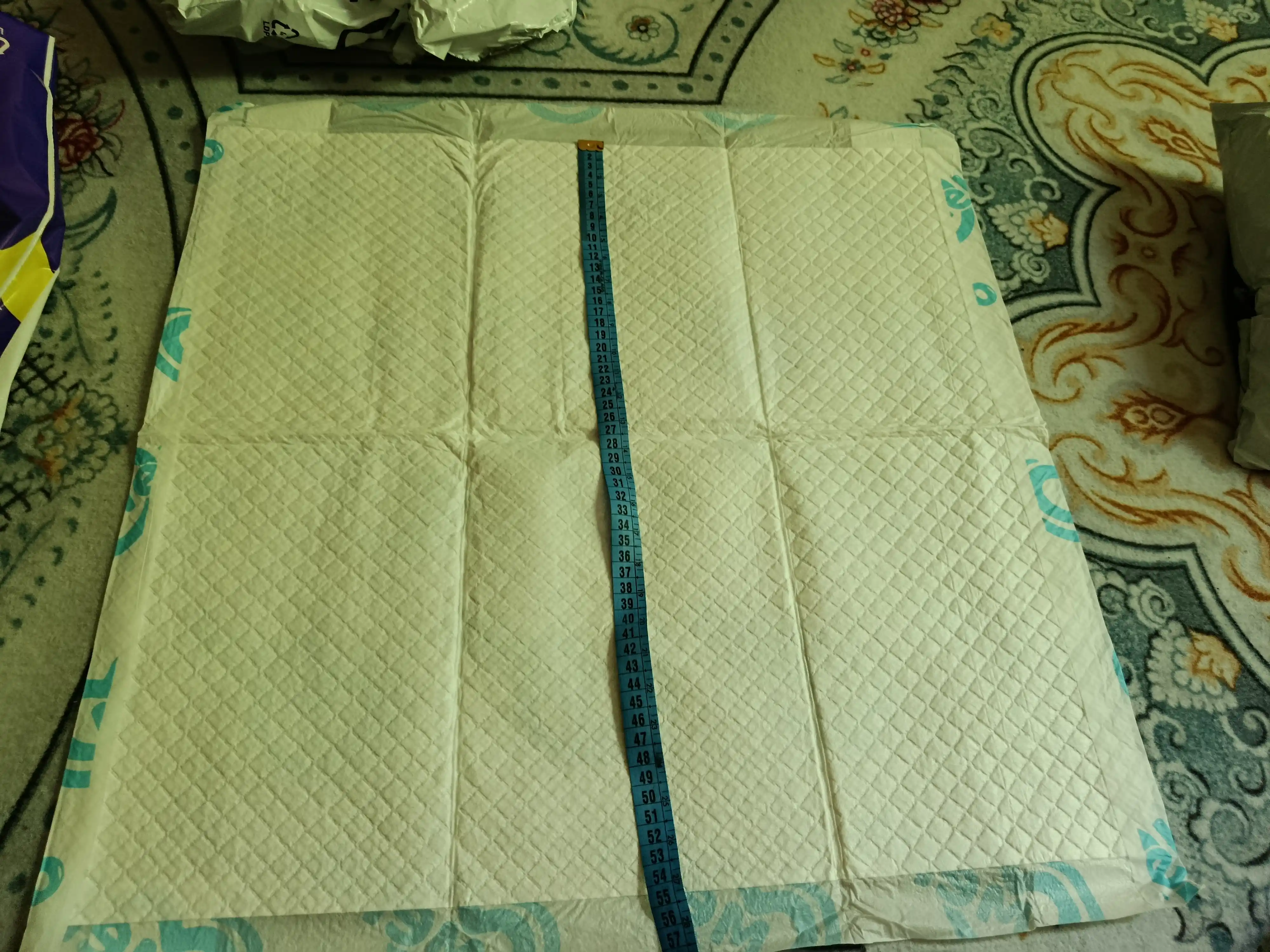Bir martalik tagliklar Mello, 60 * 60 sm, 10 dona