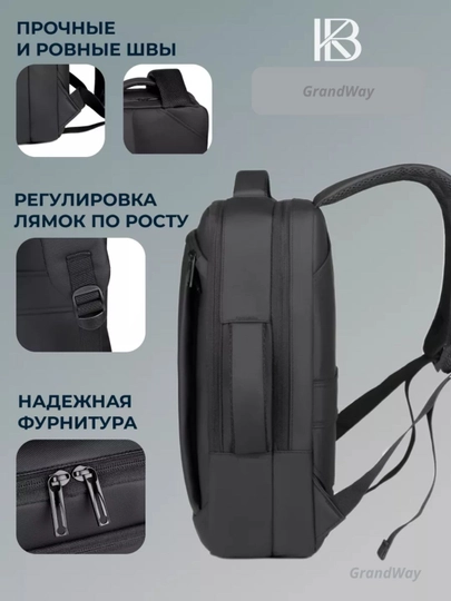 Erkaklar va ayollar uchun USB shahar ryukzagi, noutbuk, ofis sumkasi, maktab ryukzagi