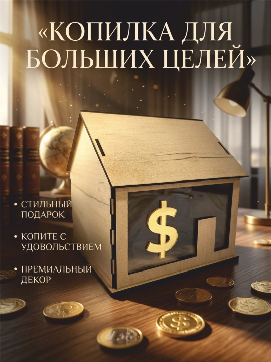 Коллекция премиальных копилок «Дом Мечты» — стильный подарок детям и взрослым - 