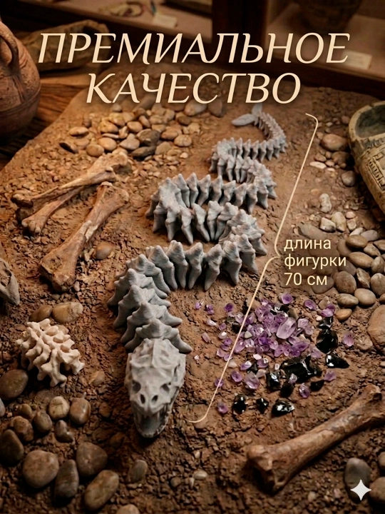 Скелеты. 3д фигурка. Подвижный паук краб и осьминог напечатанный на 3д принтере