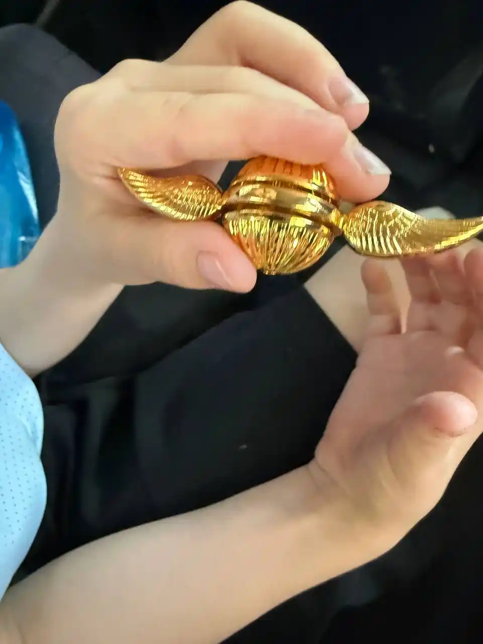 Oltin Snitch spinner, antistress, spinner, suvenir, Garri Potter
