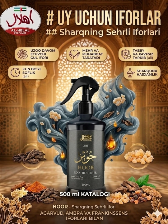 Osvejitel, havo tozalagich, asvejitel, sprey, aromatizator, parfum 500 ml - 