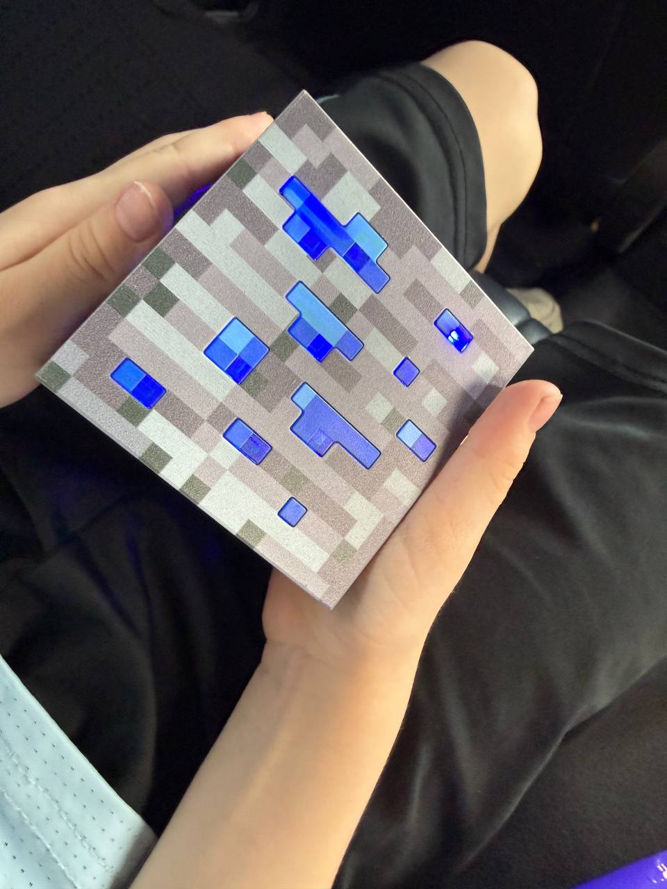 Minecraft LED tungi chiroq-fakel, dekorativ yoritgich maynkraft mario