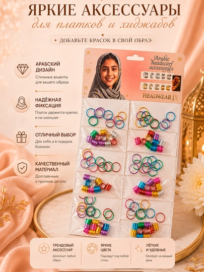 Заколки для волос, украшение для волос — KANSTUZ-XIDJAB-ЗОЛОТ