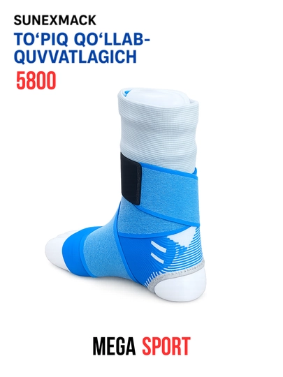 SUNEXMACK 5800 To‘piq Qo‘llab-Quvvatlagich Elastik Bandaji Oyoq To‘pi Himoya Bog‘ichi