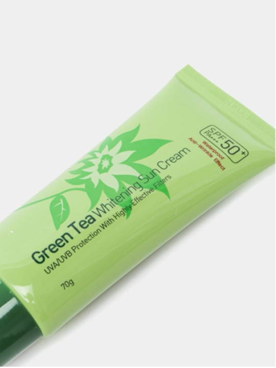 Quyoshdan himoya qiluvchi krem kollagen bilan yuz va tana uchun SPF 50+, 70 ml