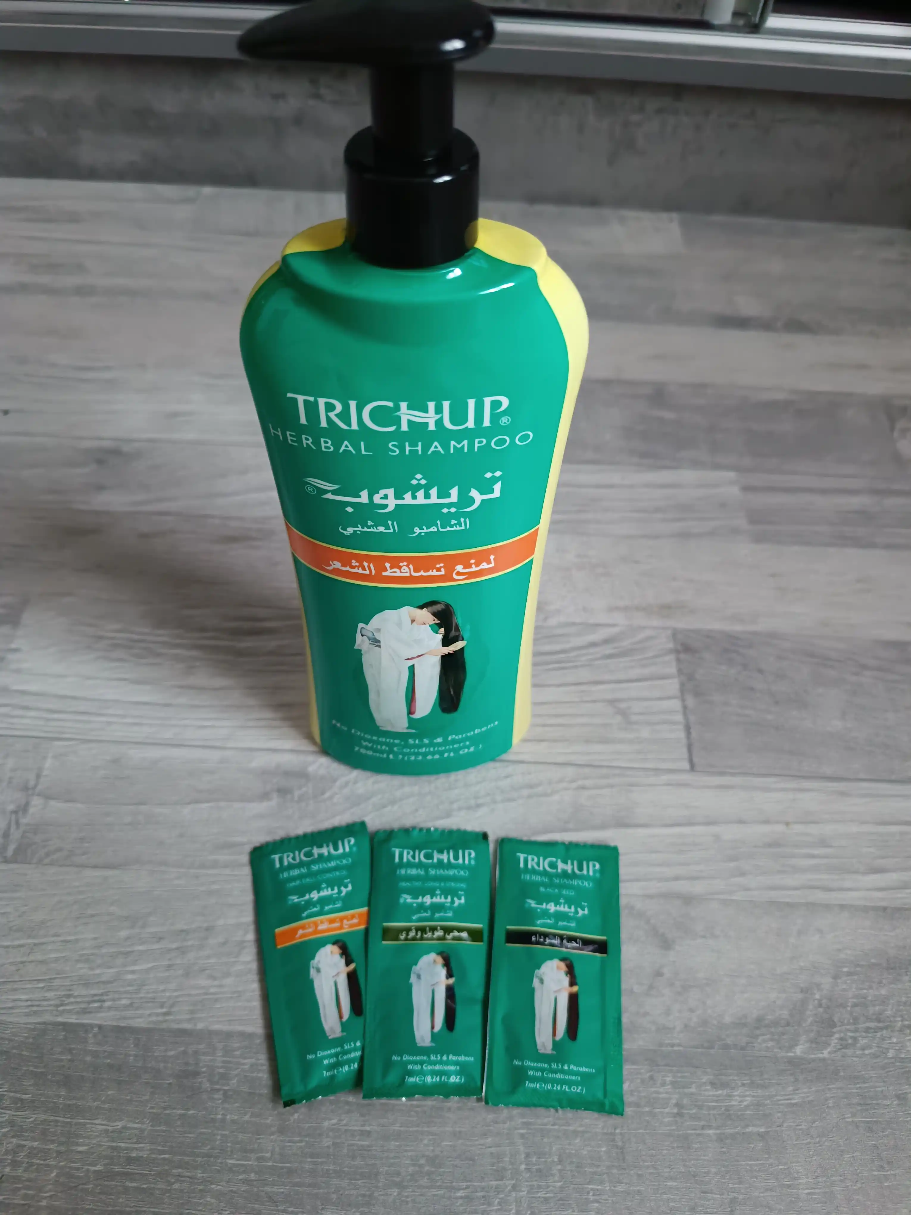 Trichup Hair Fall Control, 700 ml, shampun — soch to‘kilishiga qarshi, mustahkamlash