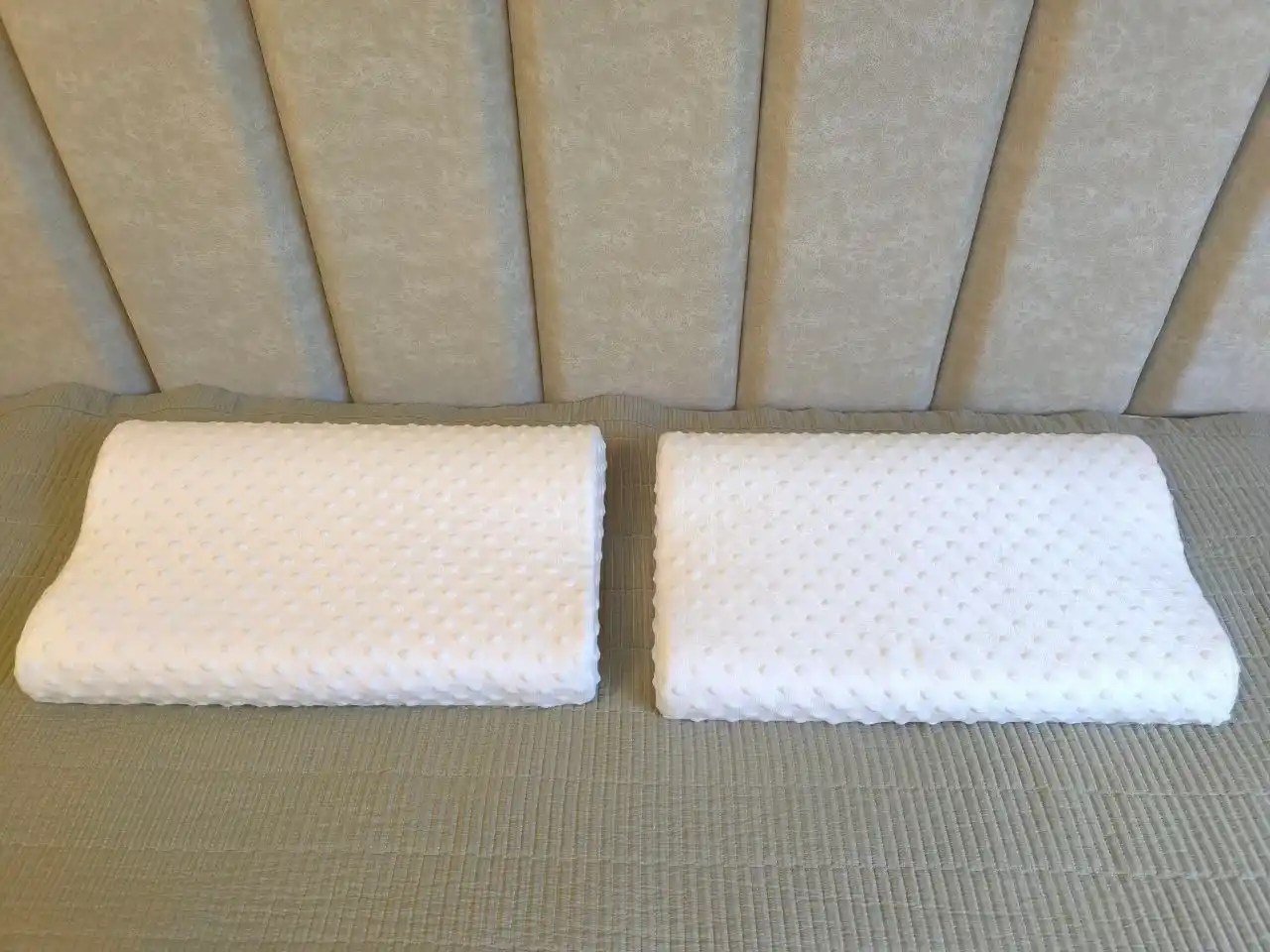 Ortopedik uyqu yostigi Memory Foam, bo‘yin va umurtqa uchun, gipoallergen, anatomik shakl