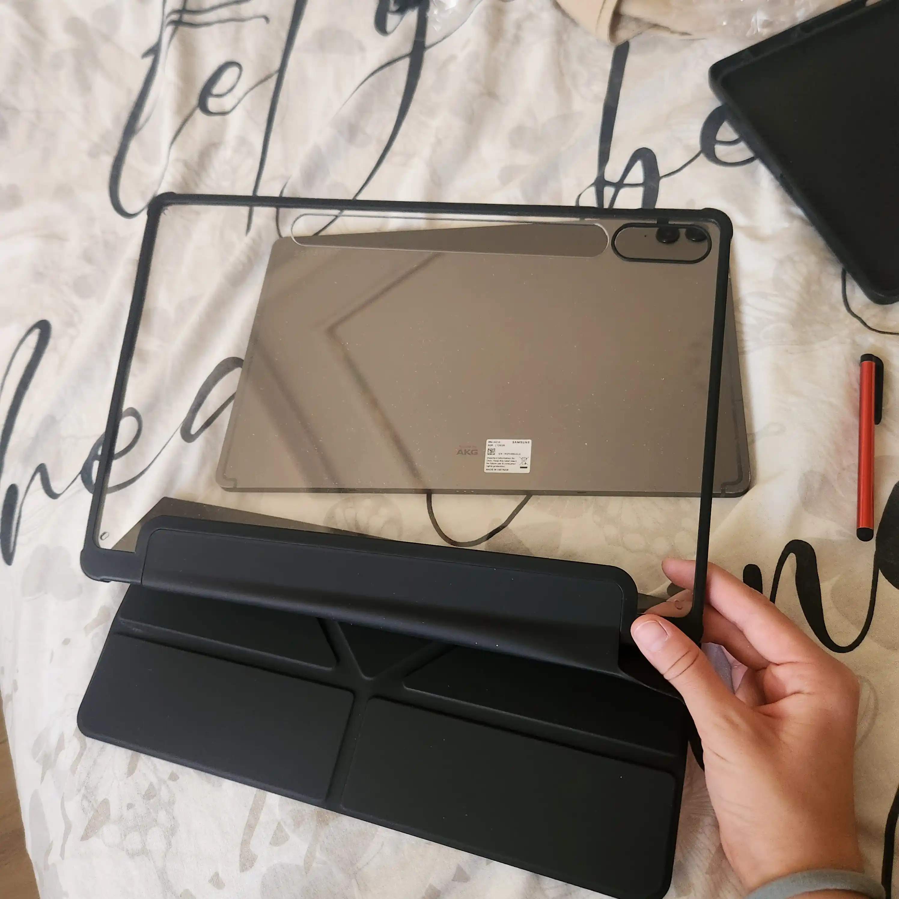 Чехол для планшета Samsung Galaxy Tab A9, A9, A8, S9, S9 FE, S9+ S9 FE+, стилус