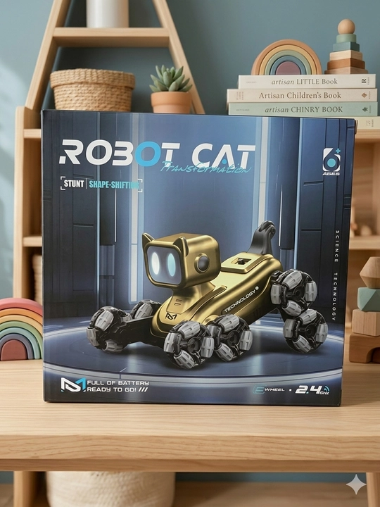 Robot Cat masofadan boshqariladigan robot-mushuk: akrobatik mashina va aqlli transformator - 