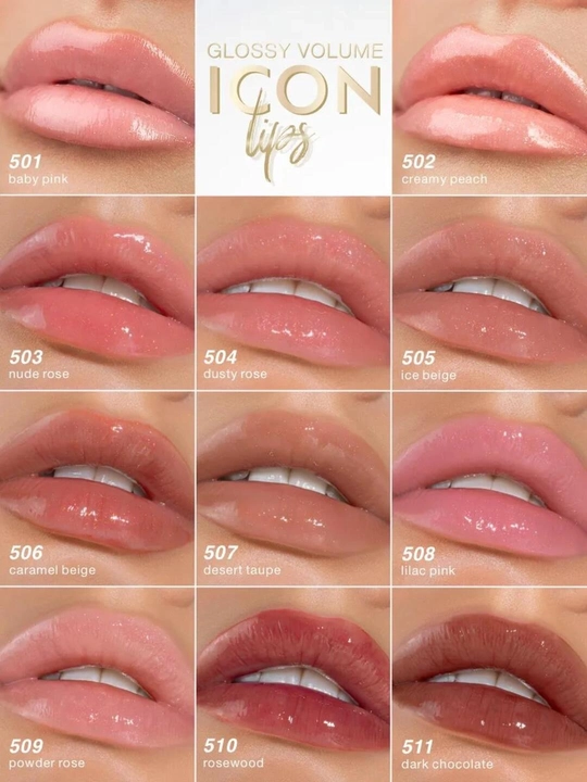 Блеск для губ с эффектом объема LUXVISAGE ICON Lips Glossy Volume, LUXVISAGE