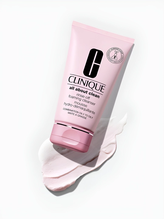 Гель-пенка для умывания Clinique All About Clean, 150 мл, удаляет загрязнения и излишки жира