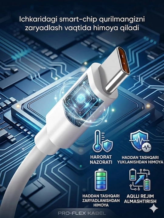 Зарядное устройство, кабель для быстрой зарядки (Type-C, iPhone, USB) для Android и iPhone