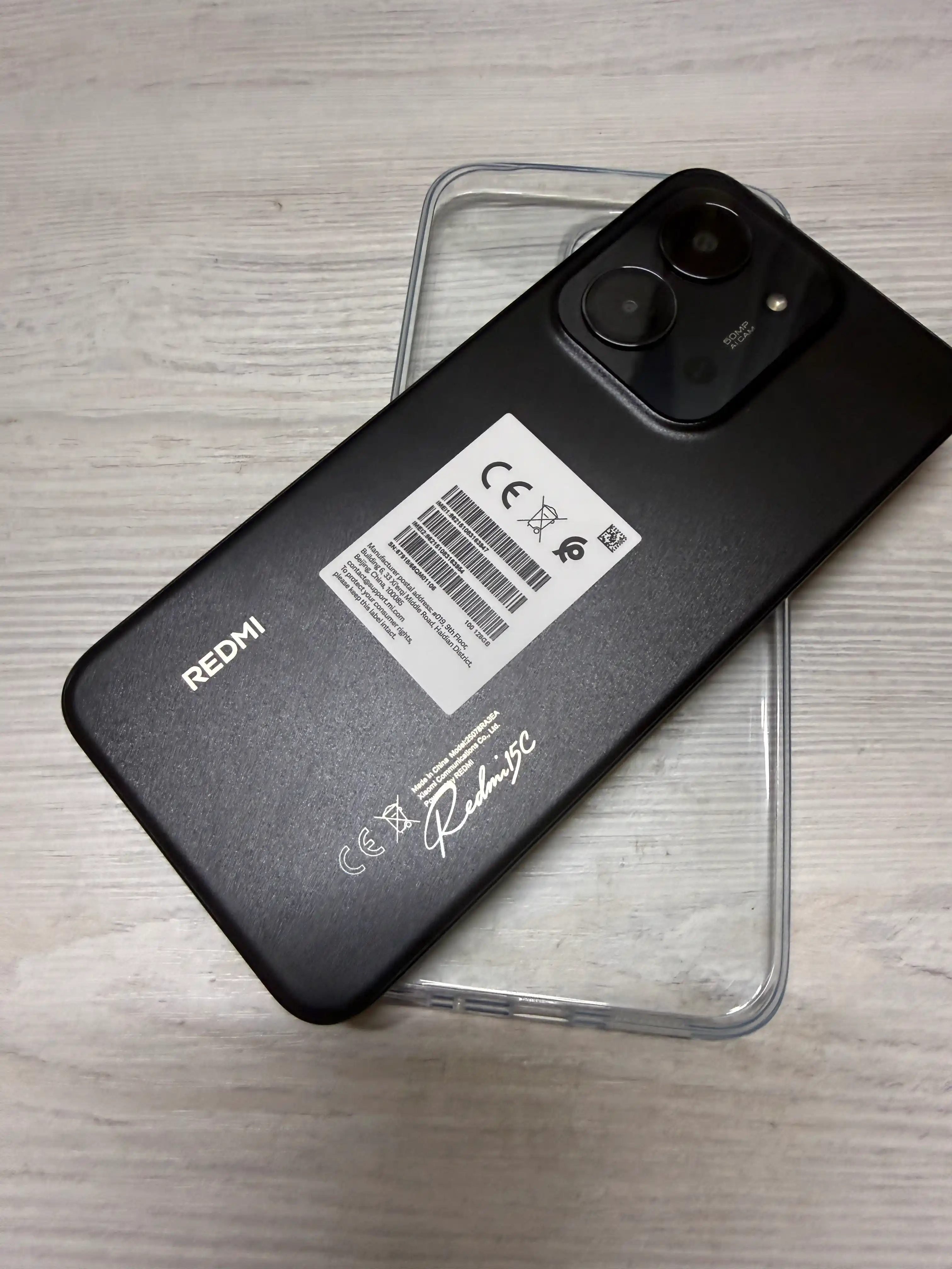 Смартфон Redmi 15C, 8/256Гб, 6000мА/ч, 6.9"дисплей, 50 МП камера с ИИ, 33 Вт