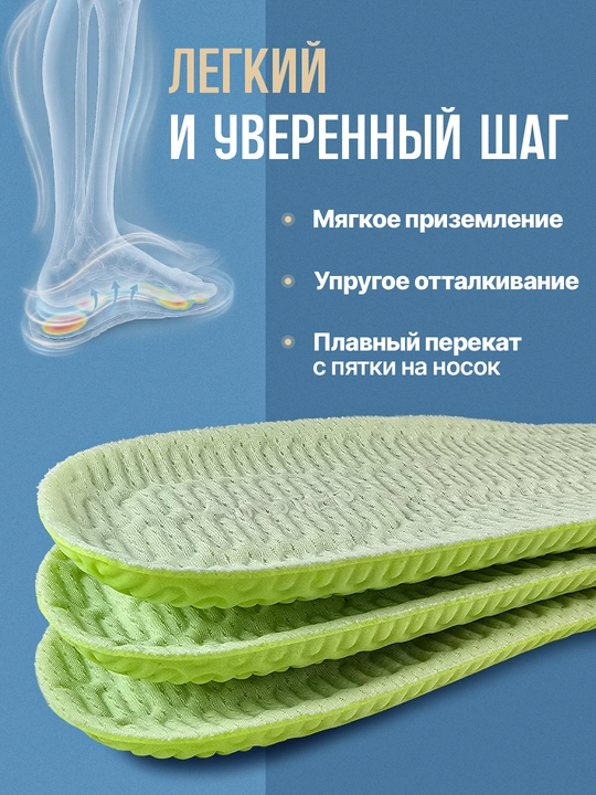 Стельки для обуви AIRSTEP универсальные стельки для повседневного комфорта